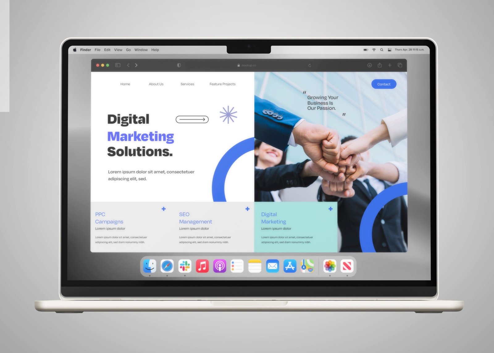 Website SEO social media creare website de prezentare magazin online wordpress